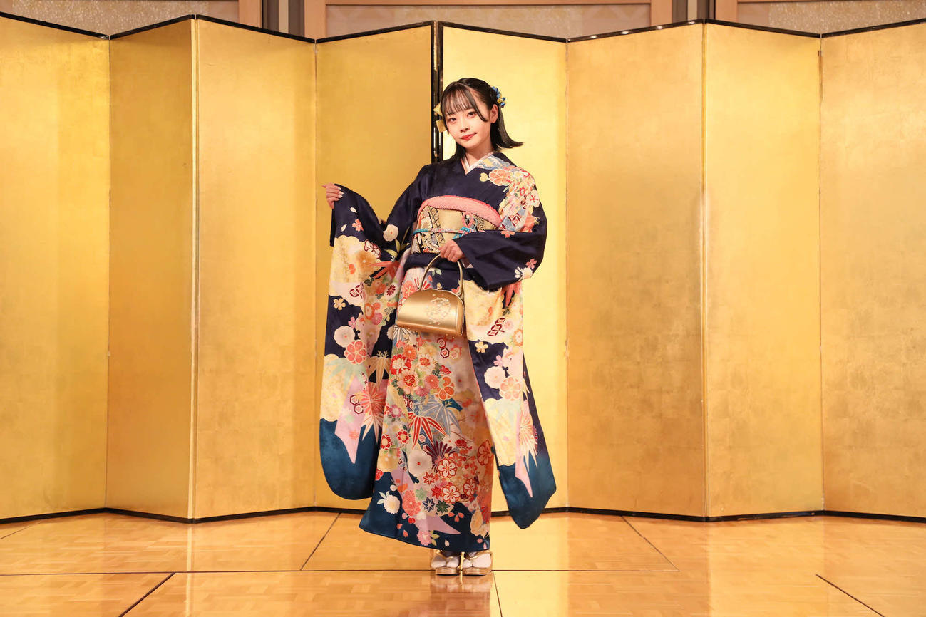 成人式を行ったSKE48川嶋美晴（C）2023 Zest，Inc．／衣装協力　株式会社清水屋