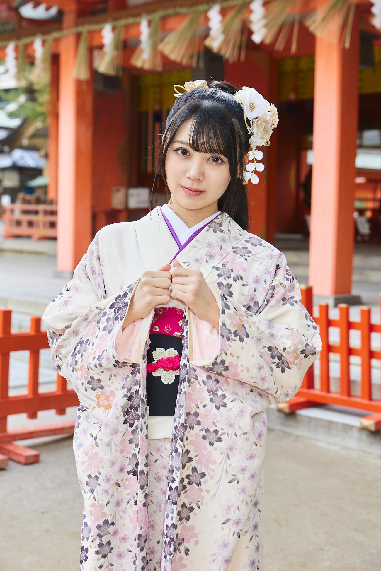 成人式に出席したHKT48の村上和叶(C)Mercury