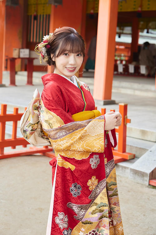 成人式に出席したHKT48の坂本りの(C)Mercury