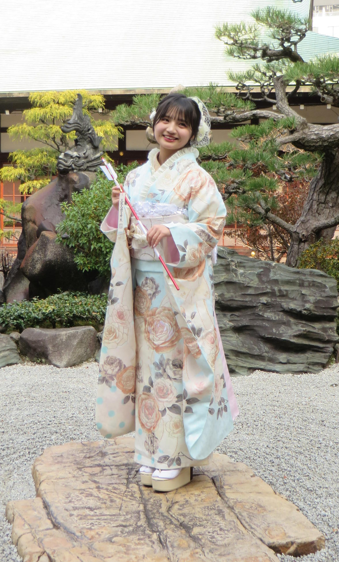 「はたちのつどい」に参加したNMB48の早川夢菜