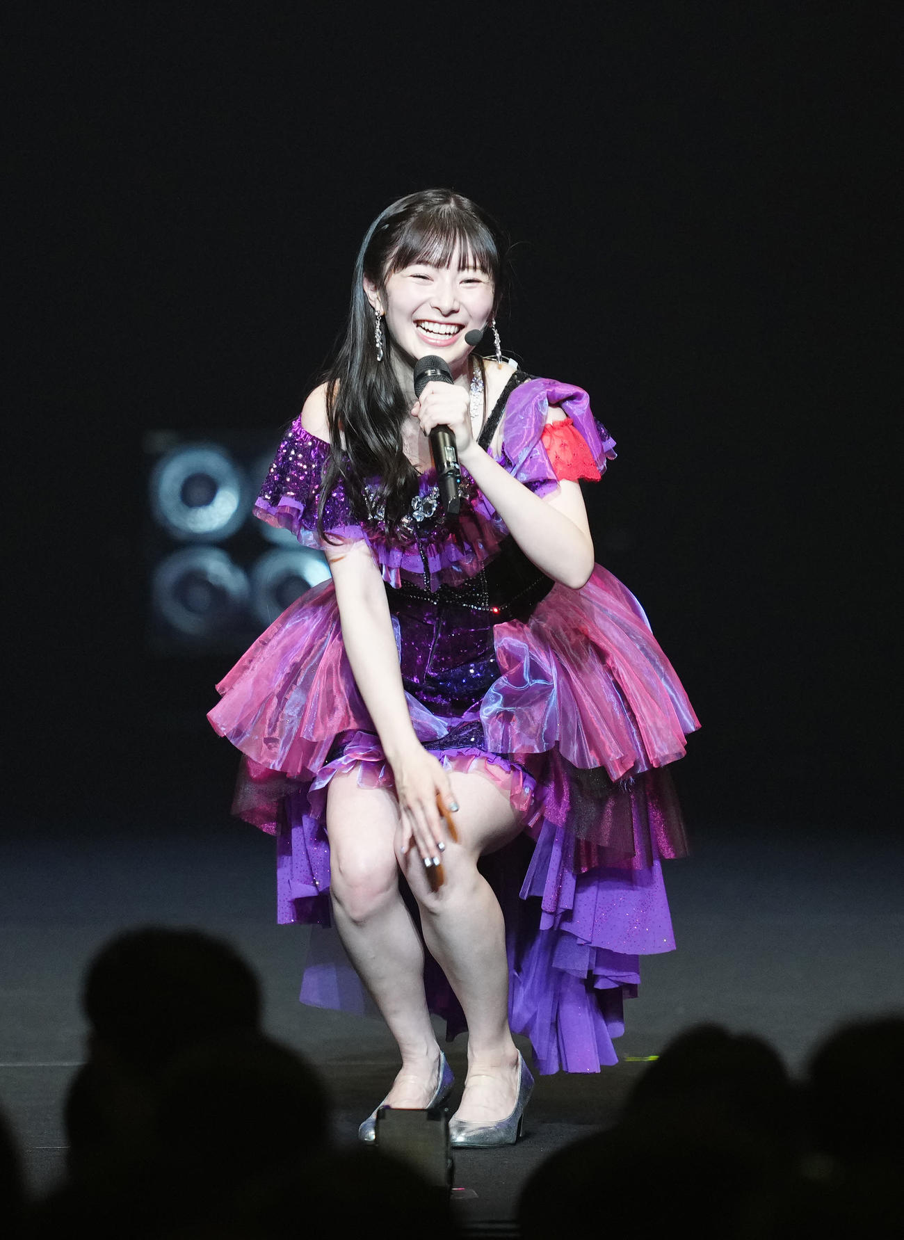 卒業コンサートに臨むAKB48の武藤十夢（撮影・江口和貴）