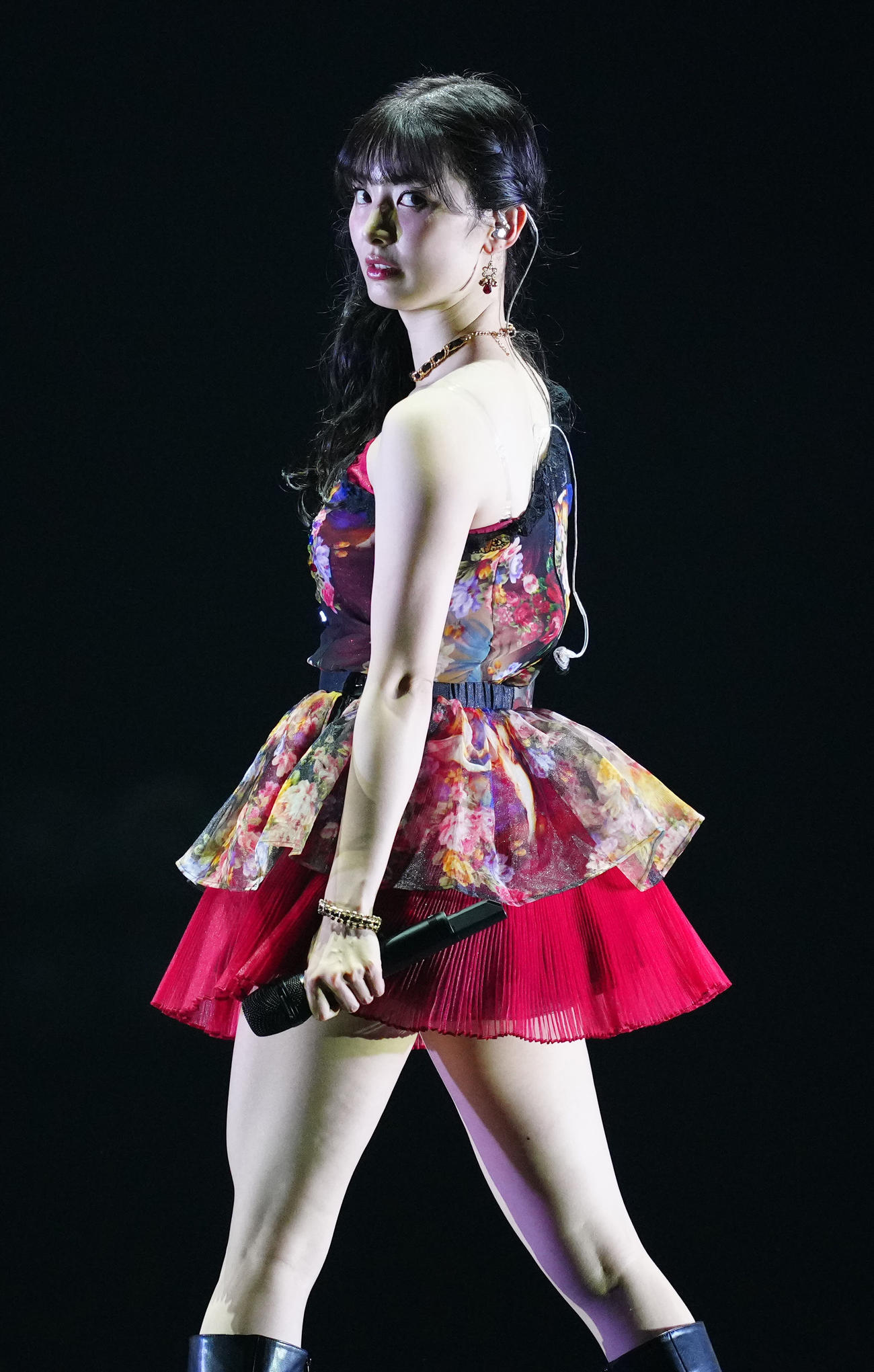 卒業コンサートに臨むAKB48の武藤十夢（撮影・江口和貴）