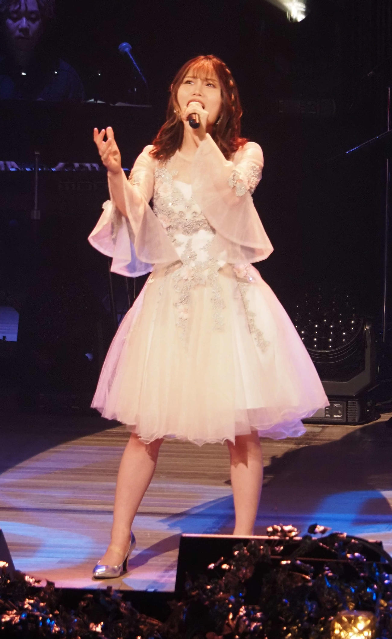 3位のHKT48秋吉優花（撮影・遠藤尚子）