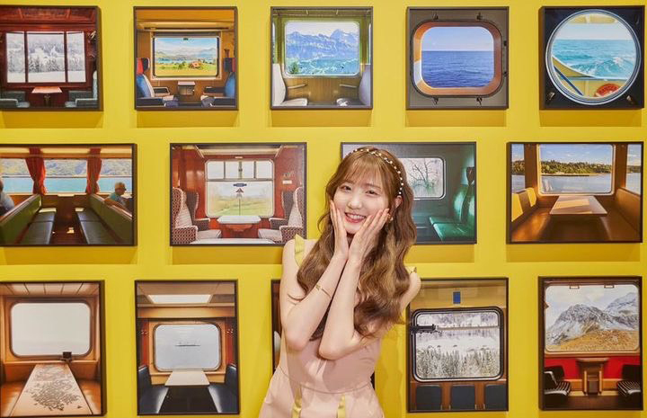 「ウェス・アンダーソンすぎる風景展　あなたのまわりは旅のヒントにあふれている」オープニングイベントに出席したAKB48本田仁美（撮影:Maho Korogi）