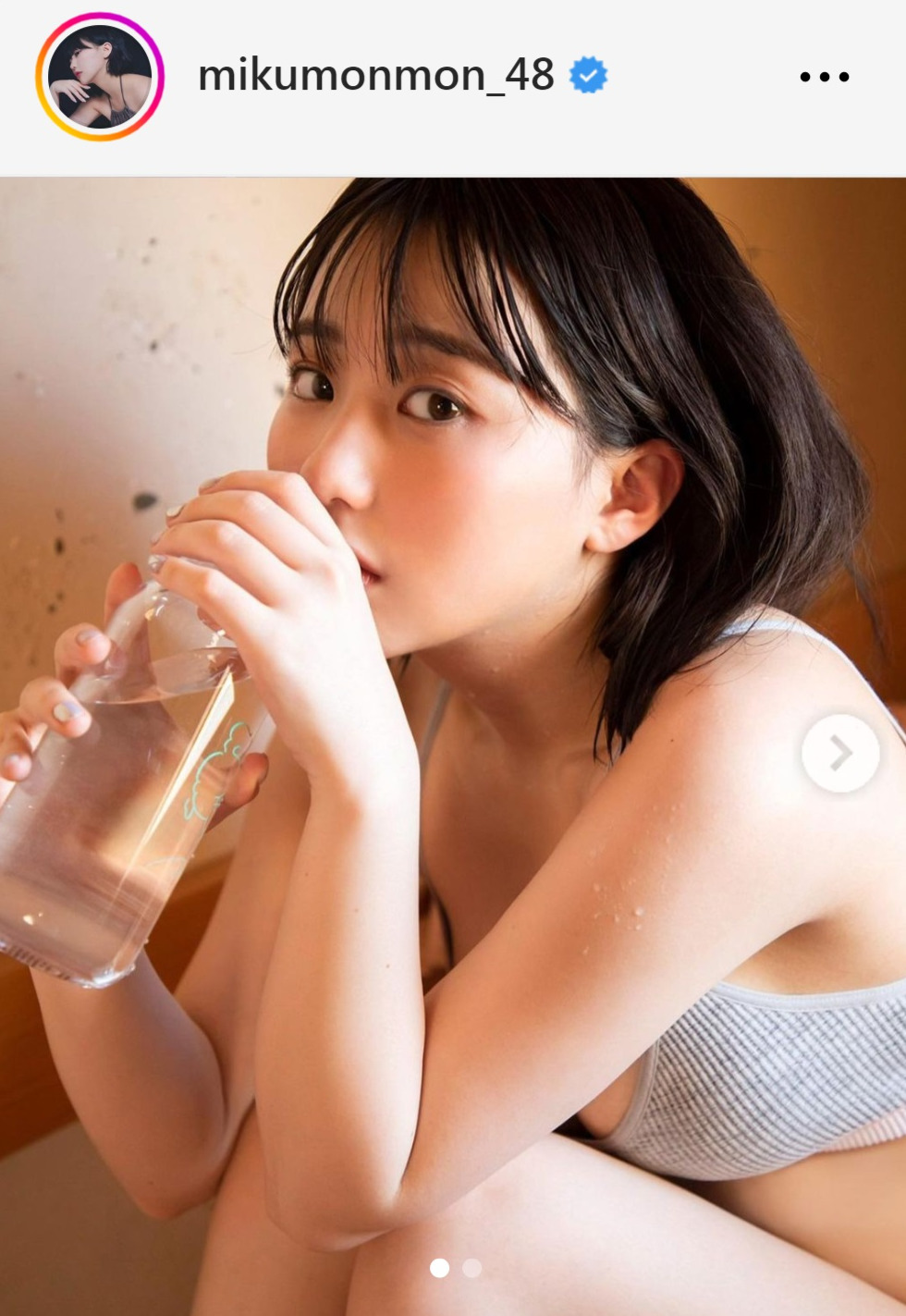 田中美久のインスタグラムから