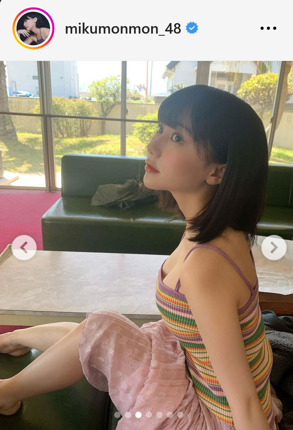 HKT48田中美久インスタグラムから