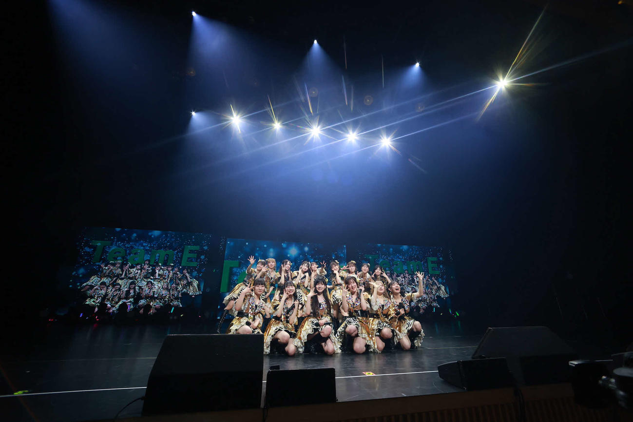 春のチームコンサートでパフォーマンスするSKE48チームEのメンバー（C）2023 Zest，Inc