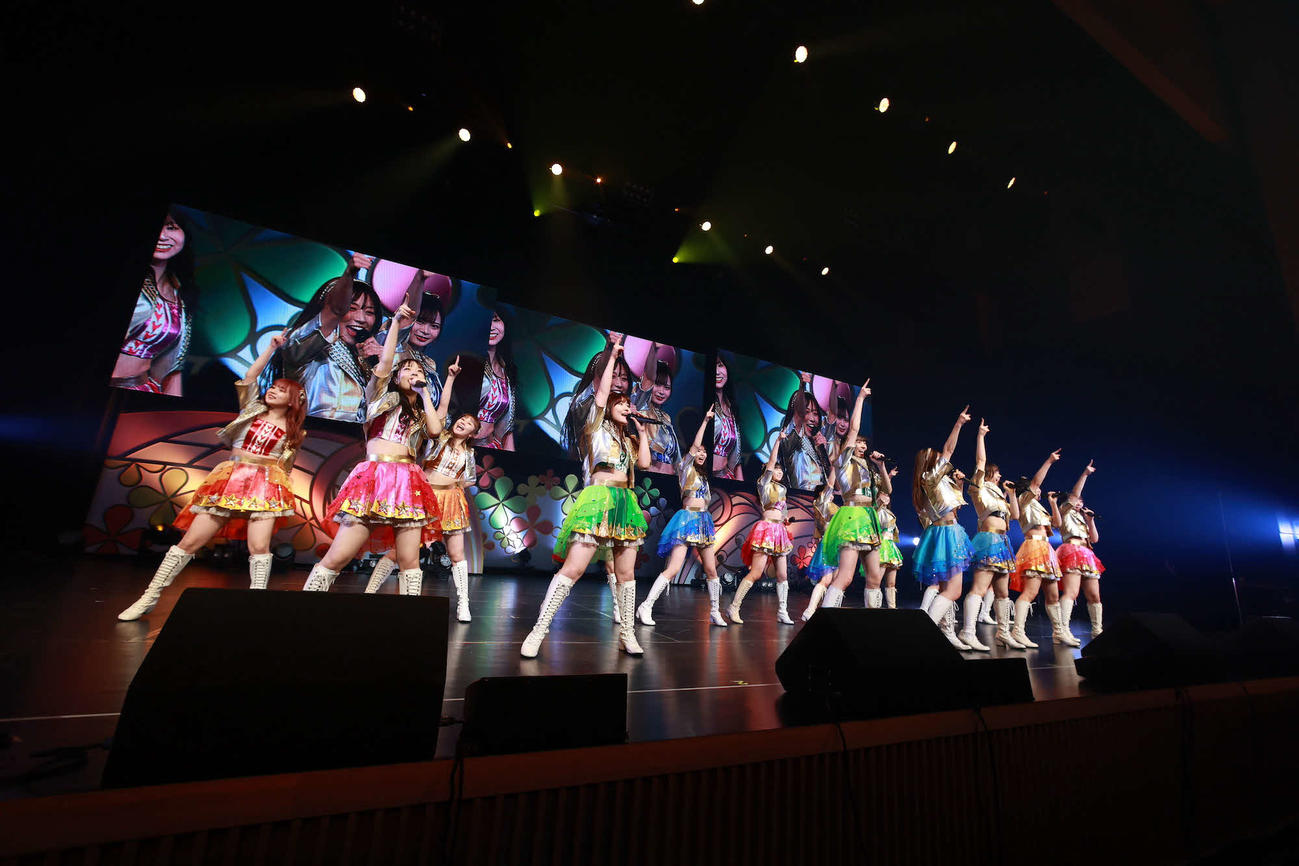 春のチームコンサートでパフォーマンスするSKE48チームSのメンバー（C）2023 Zest，Inc
