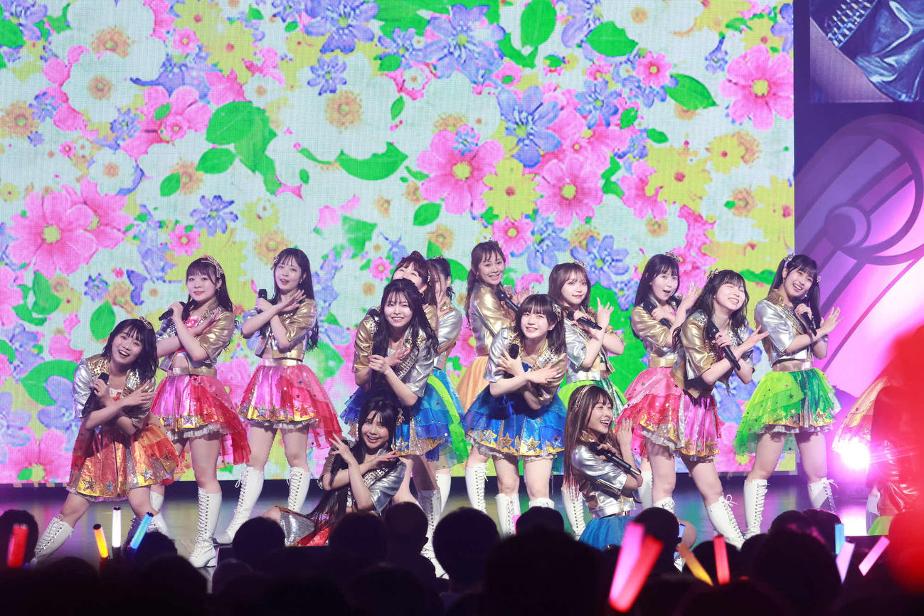 春のチームコンサートでパフォーマンスするSKE48チームSのメンバー（C）2023 Zest，Inc