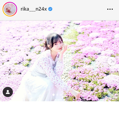NGT48中井りかのインスタグラムから