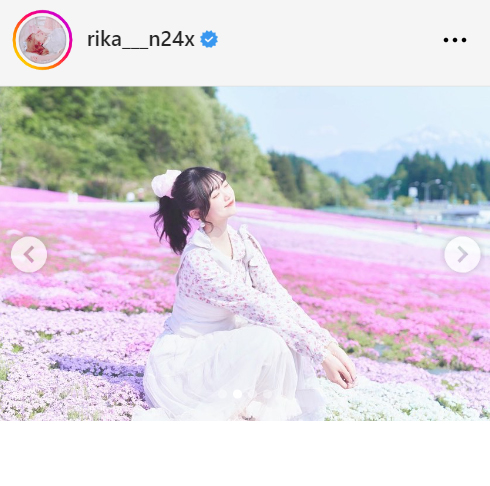 NGT48中井りかのインスタグラムから