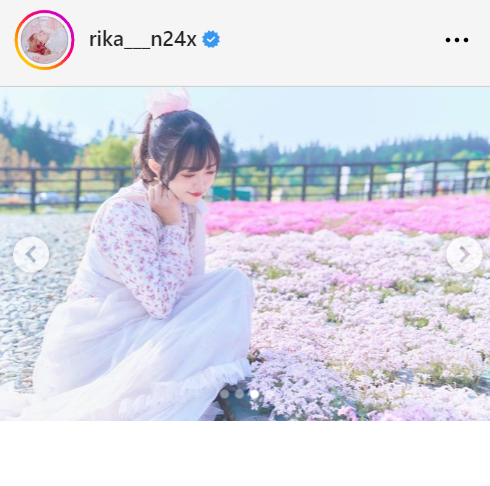 NGT48中井りかのインスタグラムから