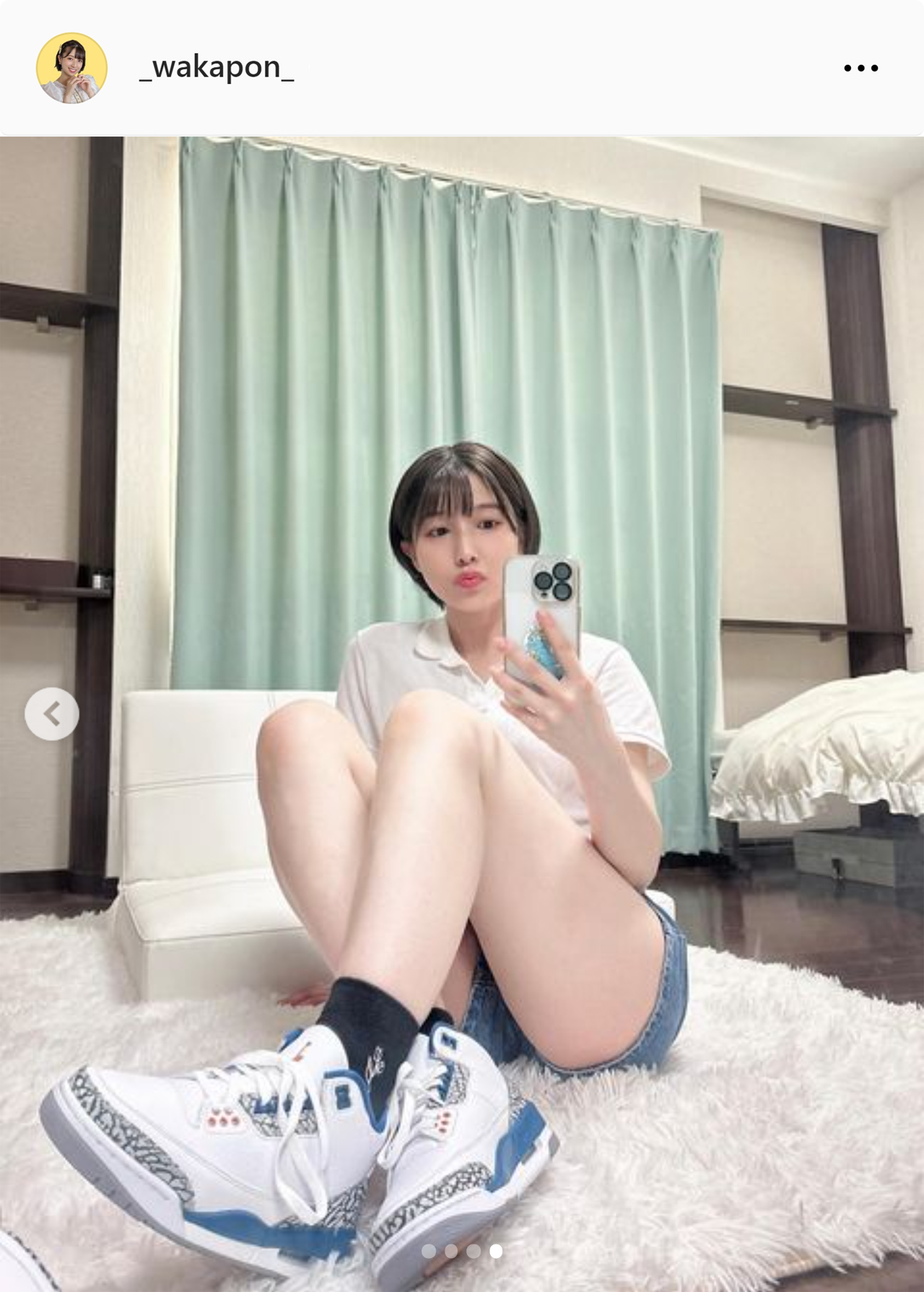 安部若菜のインスタグラムから