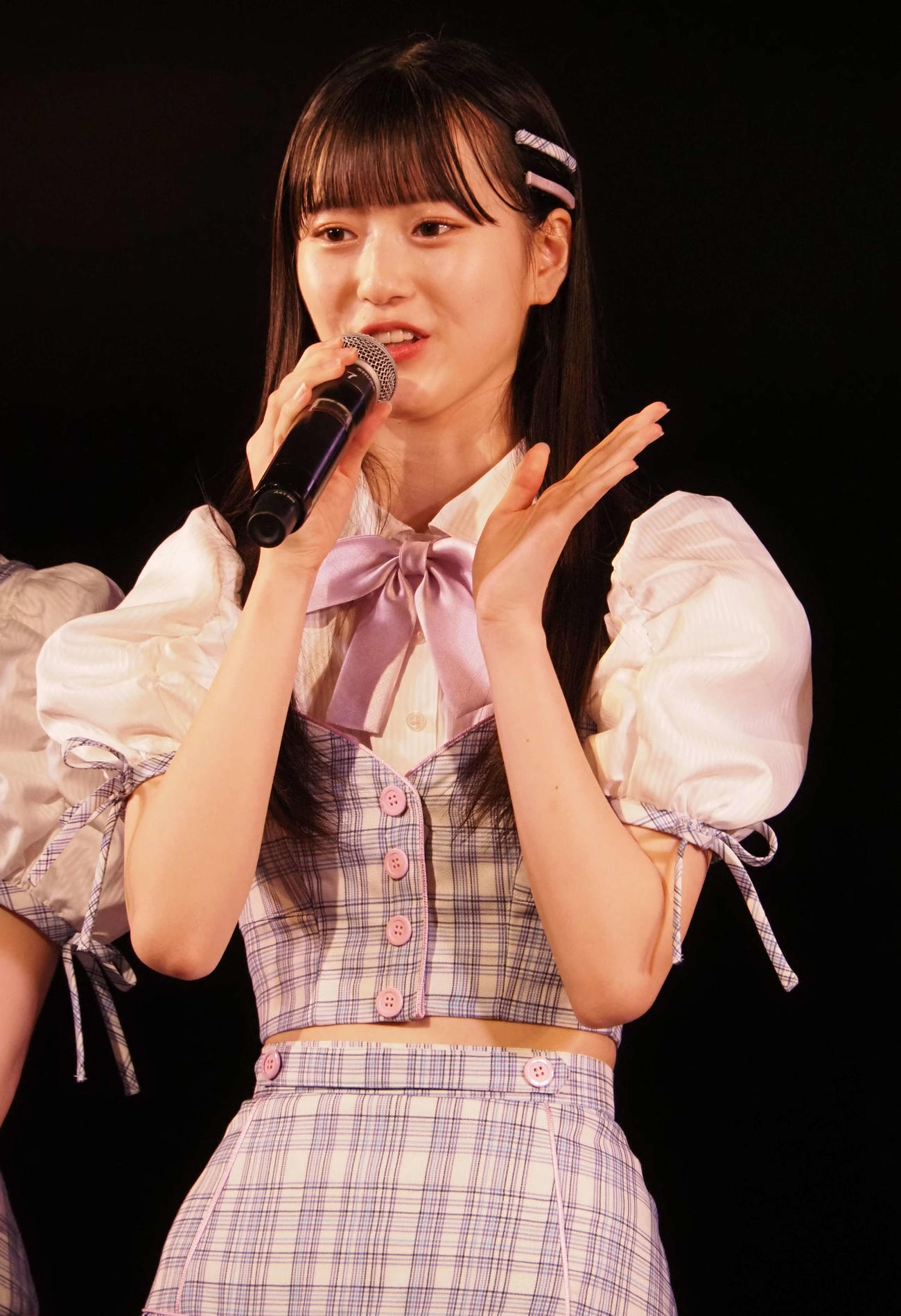 AKB48の18期研究生、八木愛月（撮影・遠藤尚子）