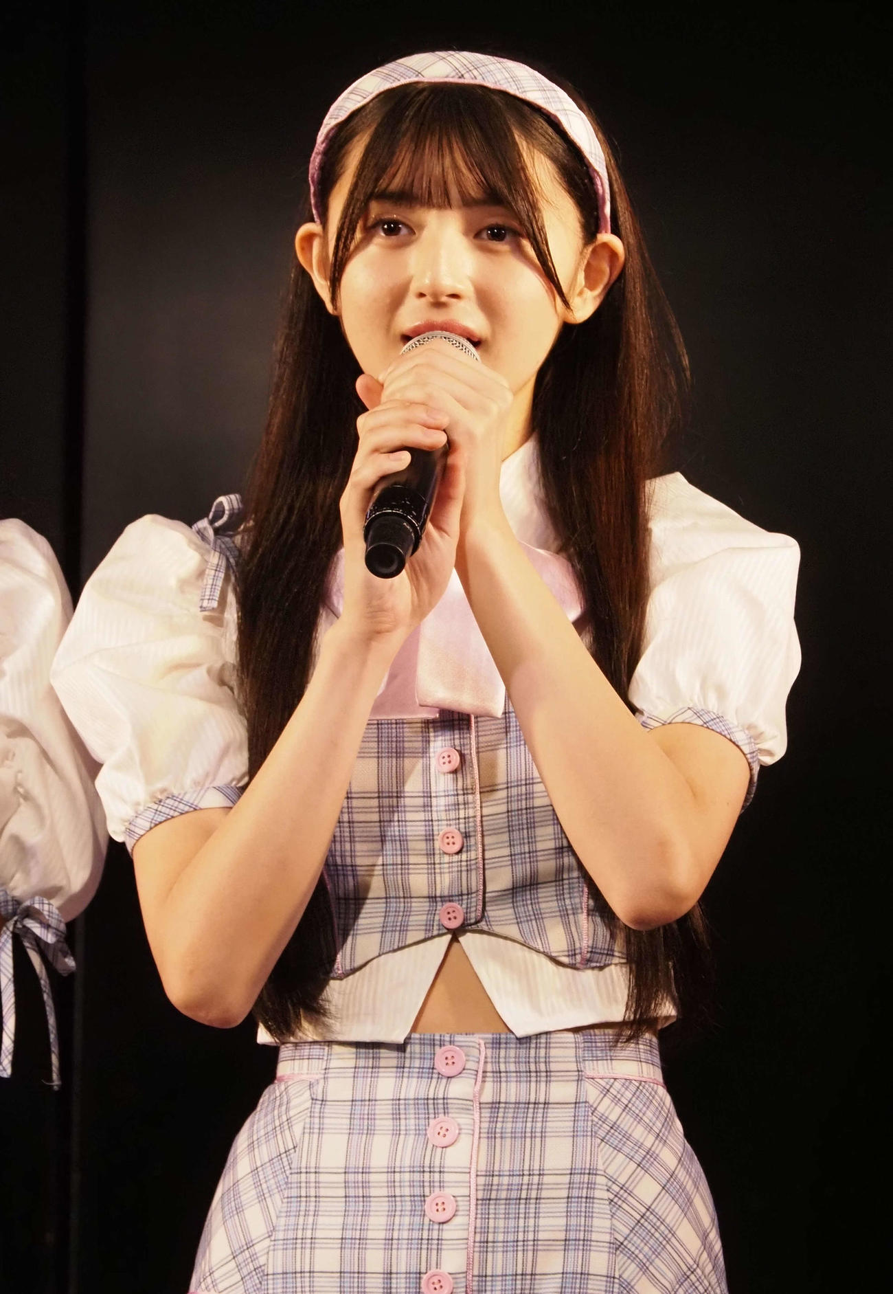 AKB48の18期研究生、久保姫菜乃（撮影・遠藤尚子）