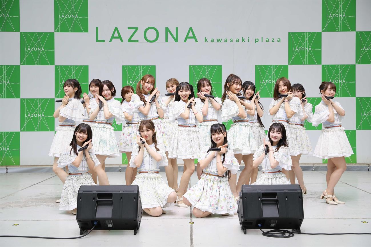 新シングル「好きになっちゃった」発売記念イベントを行ったSKE48（C）2023 Zest, Inc.／AEI