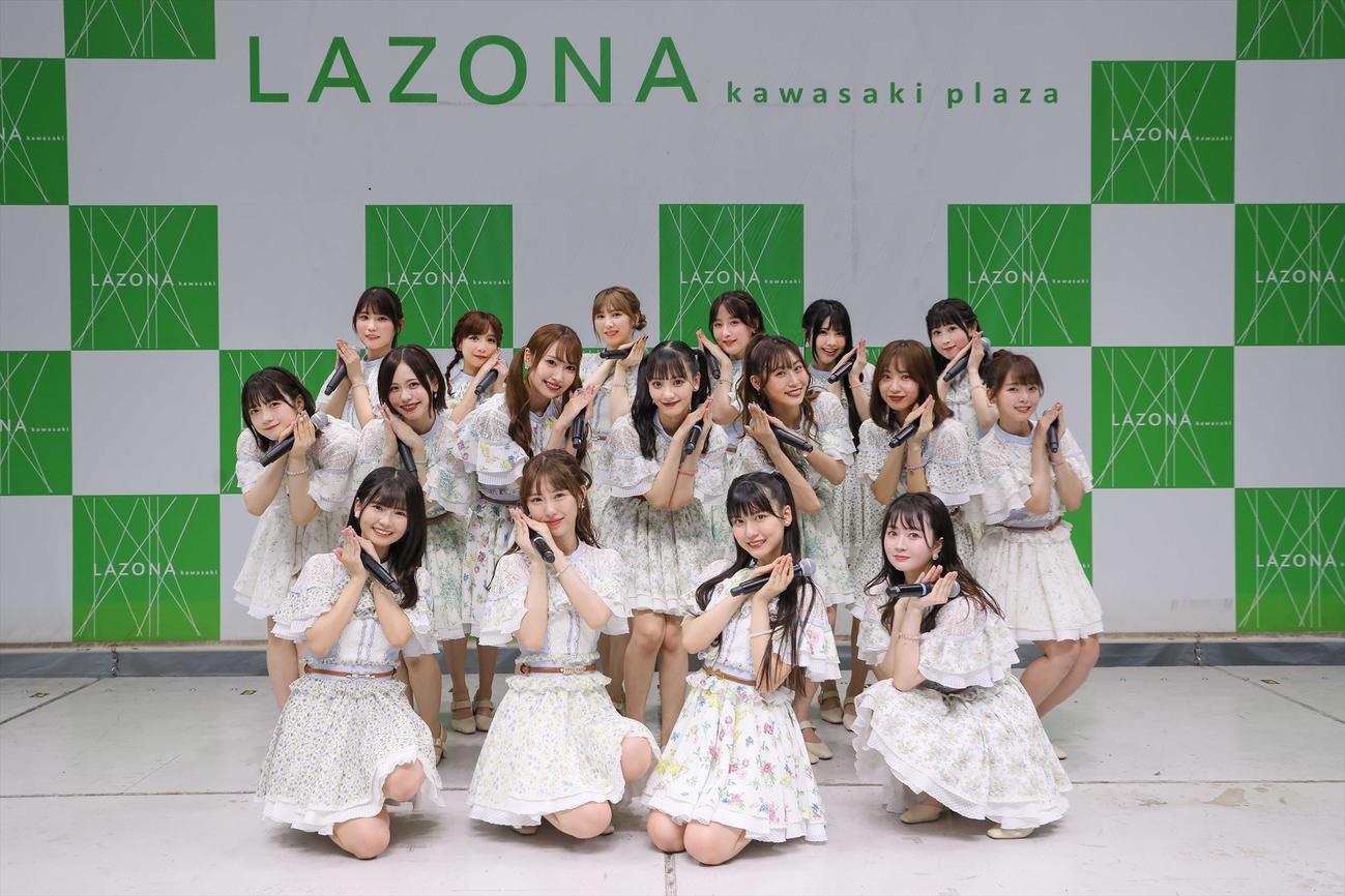 新シングル「好きになっちゃった」発売記念イベントを行ったSKE48（C）2023 Zest, Inc.／AEI