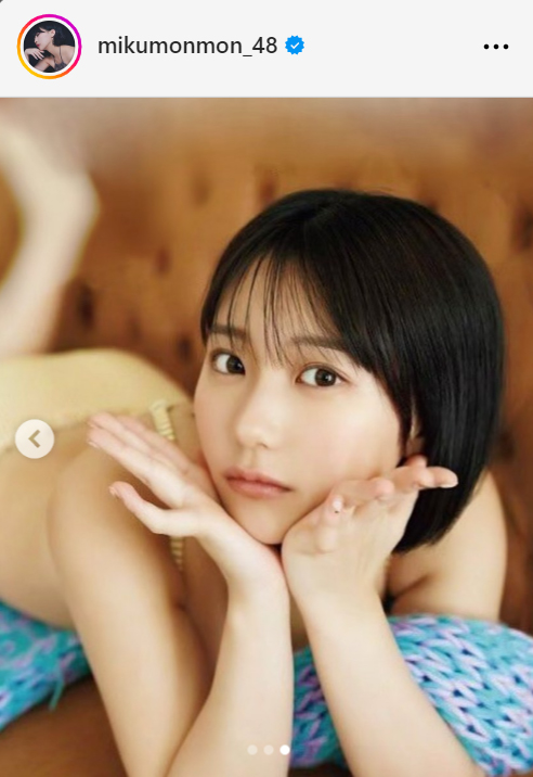 HKT48田中美久のインスタグラムから