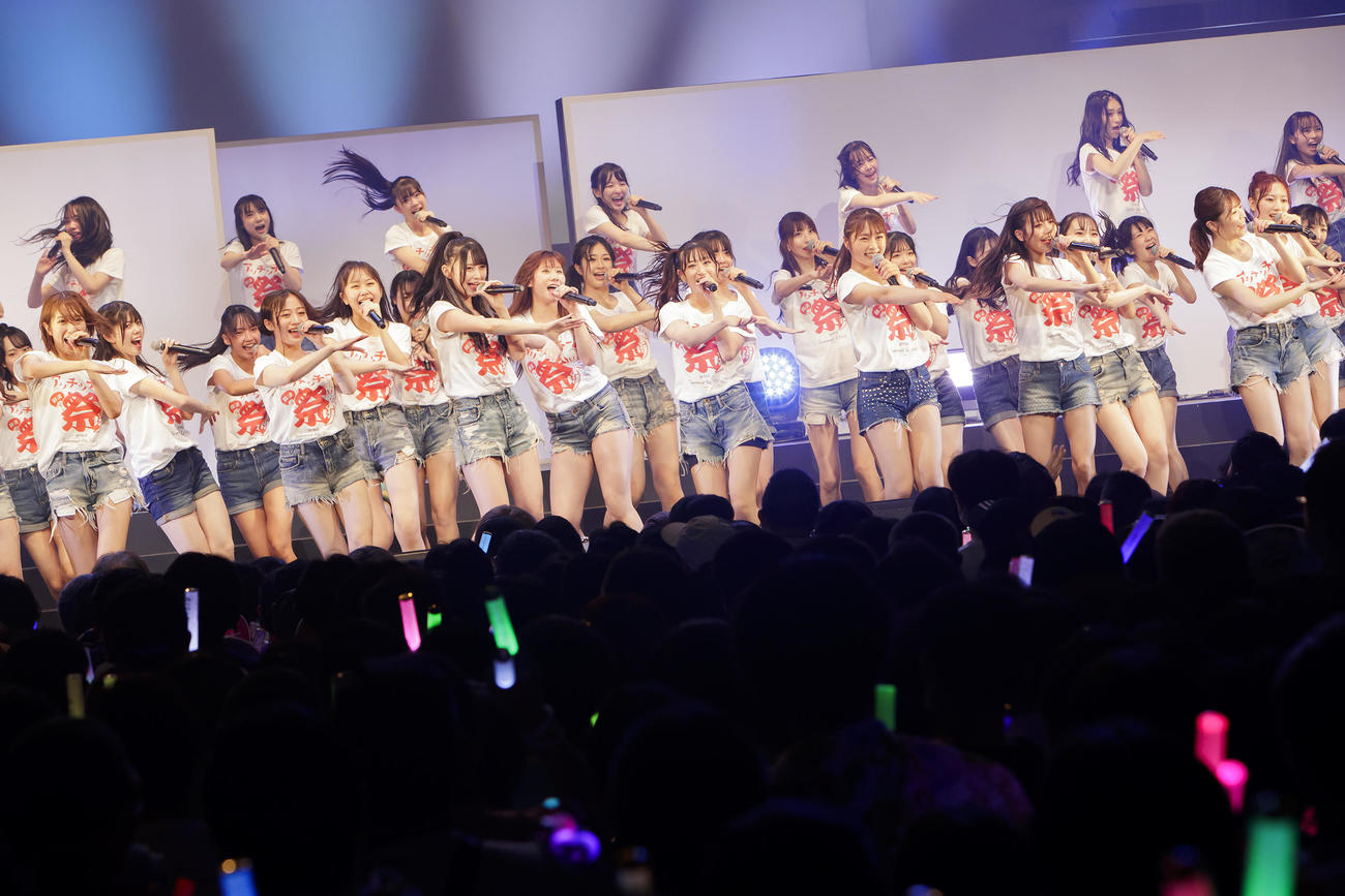 夏コンを開催したNMB48
