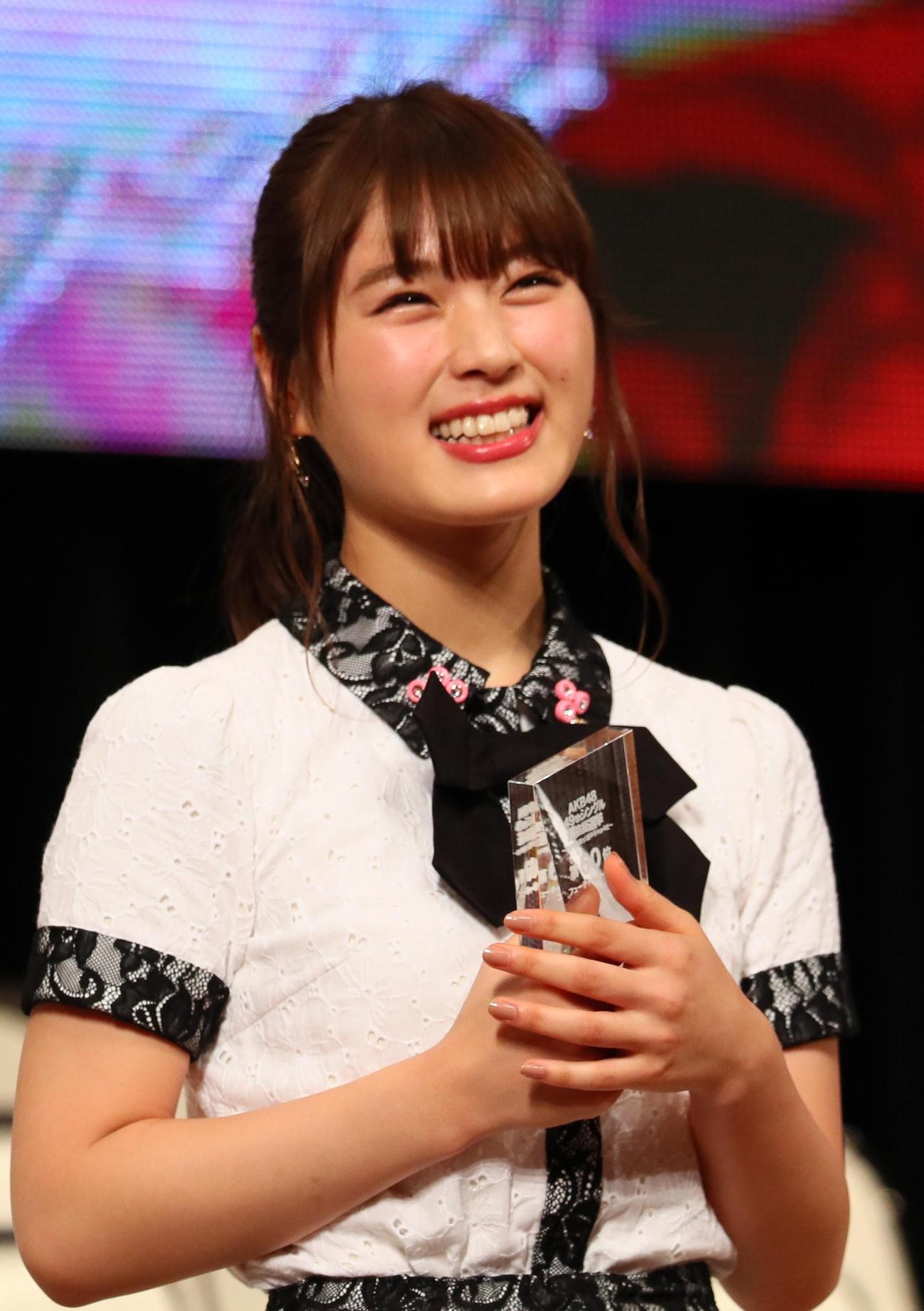 第9回AKB48選抜総選挙開票イベント　60位　渋谷凪咲（17年6月撮影）