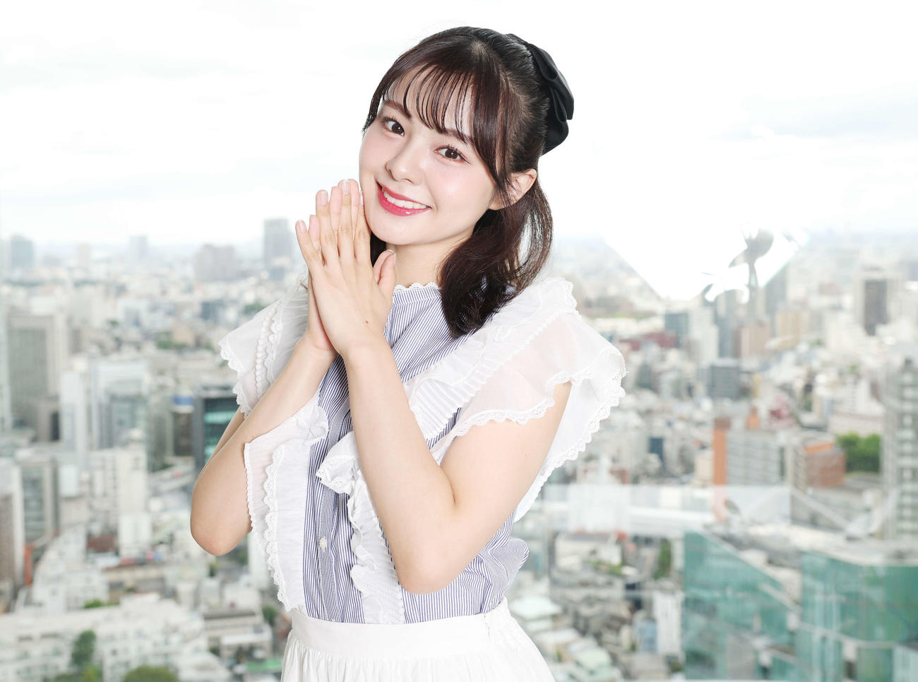 新事務所「HONEST」への所属が決まったNGT48の本間日陽（撮影・野上伸悟）
