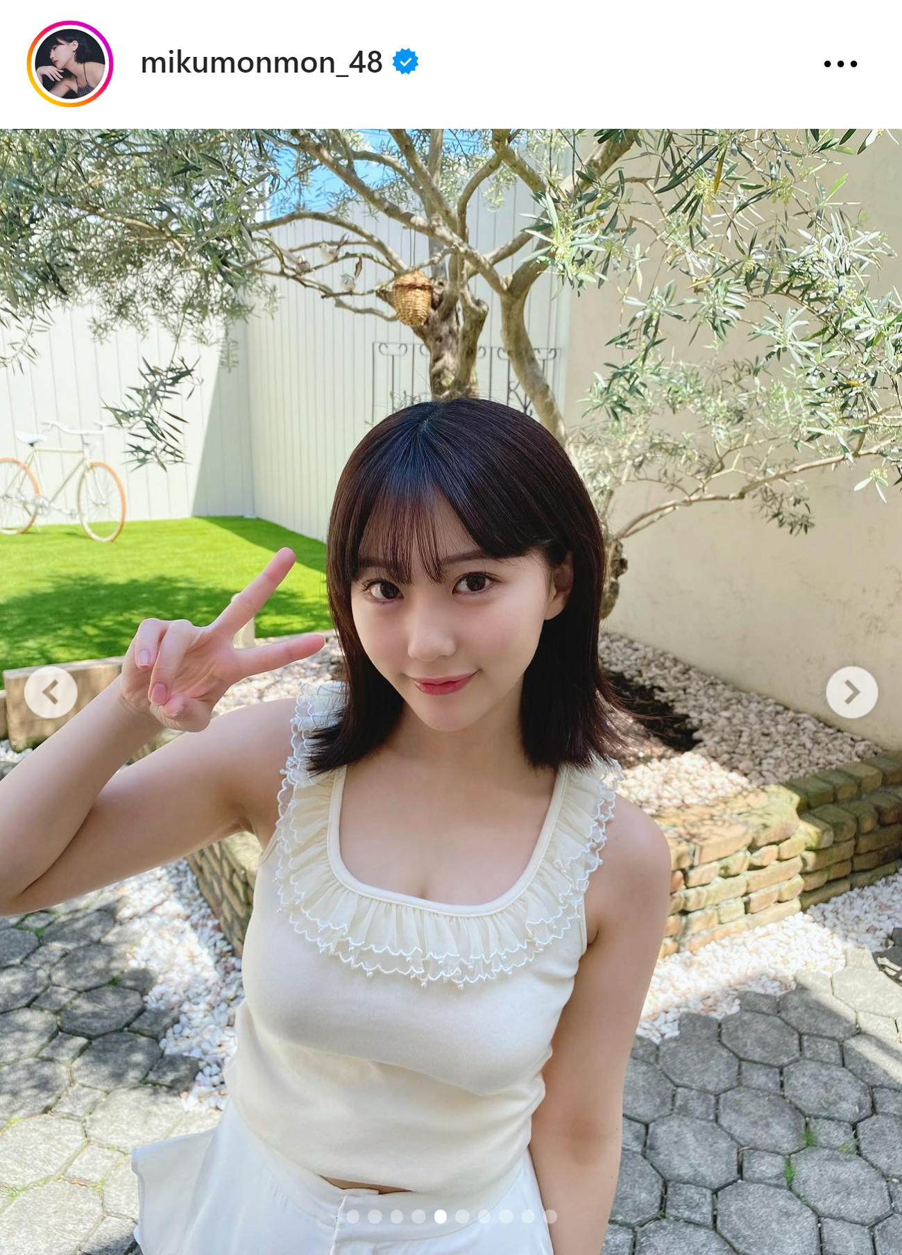 田中美久のインスタグラムから