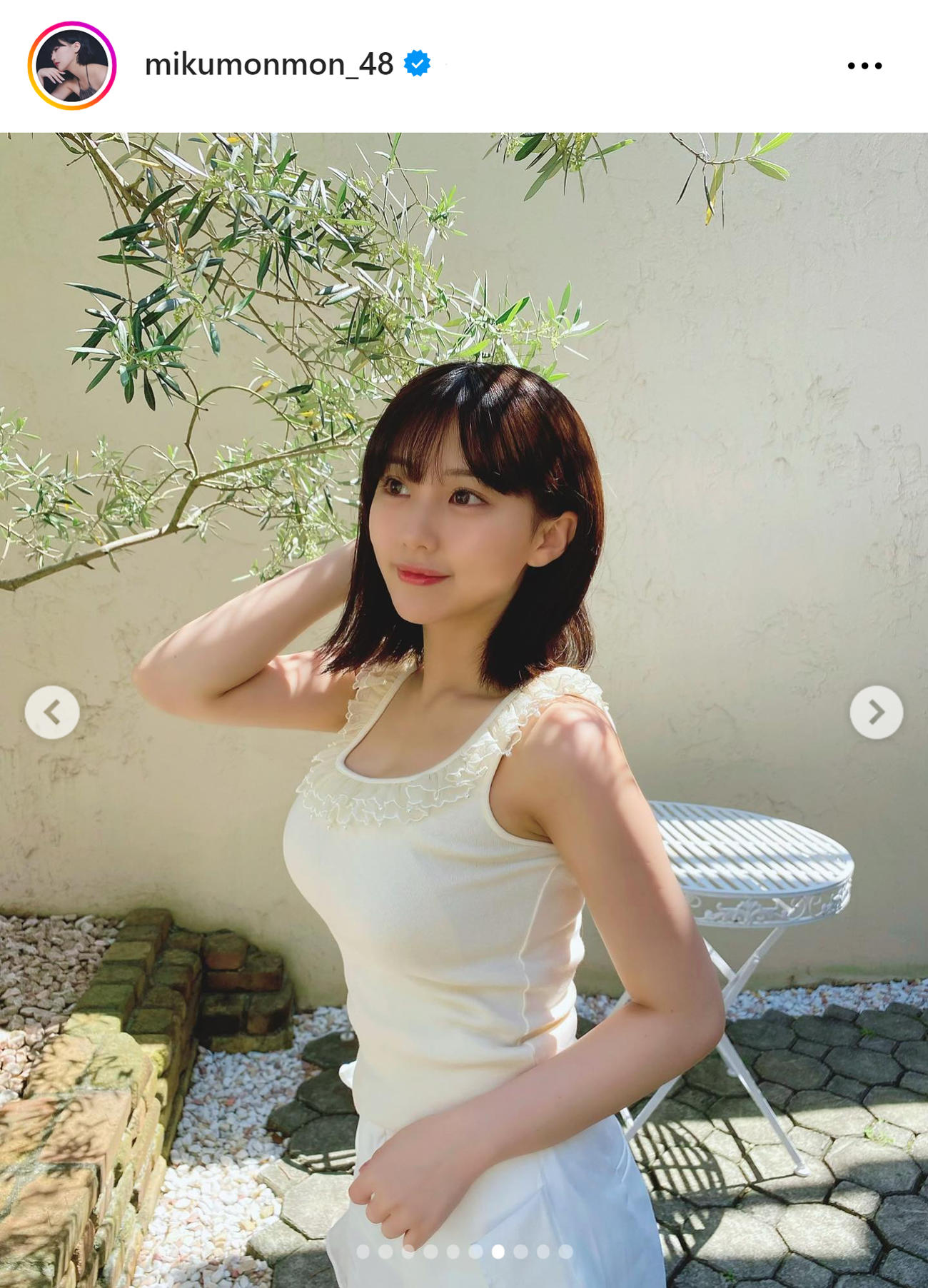田中美久のインスタグラムから