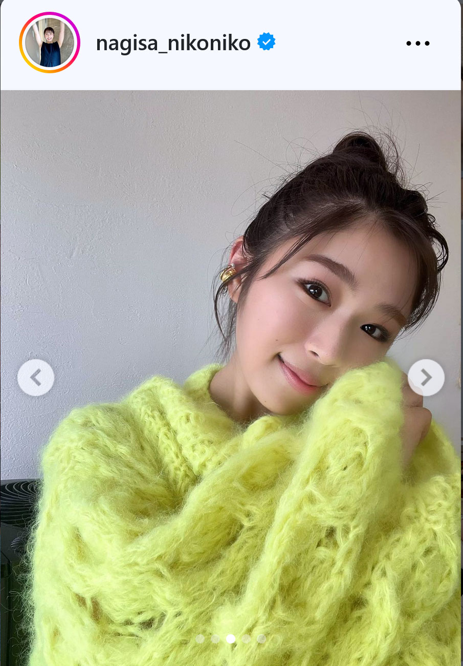 NMB48渋谷凪咲のインスタグラムから