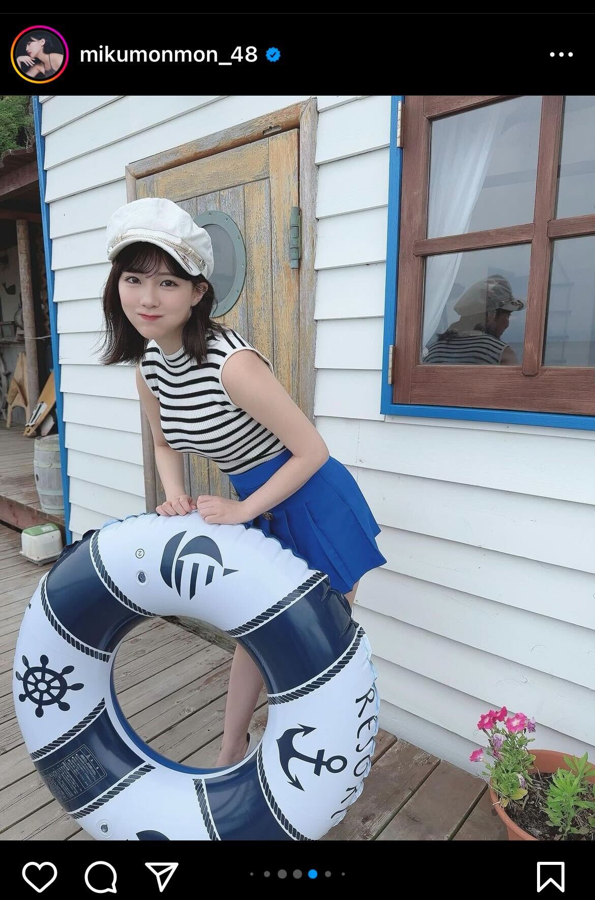 HKT48田中美久インスタグラムから