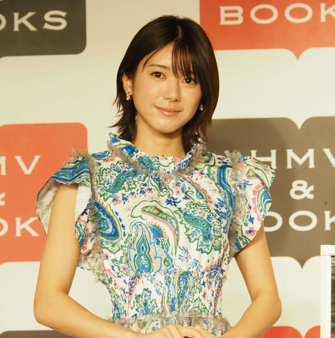 セカンド写真集「桃の眺め方」発売記念イベントを開催したAKB48大西桃香（撮影・遠藤尚子）