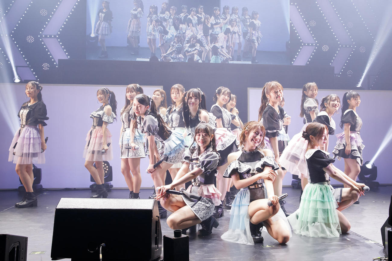 東名阪ツアー千秋楽の大阪公演を行ったNMB48（C）NMB48