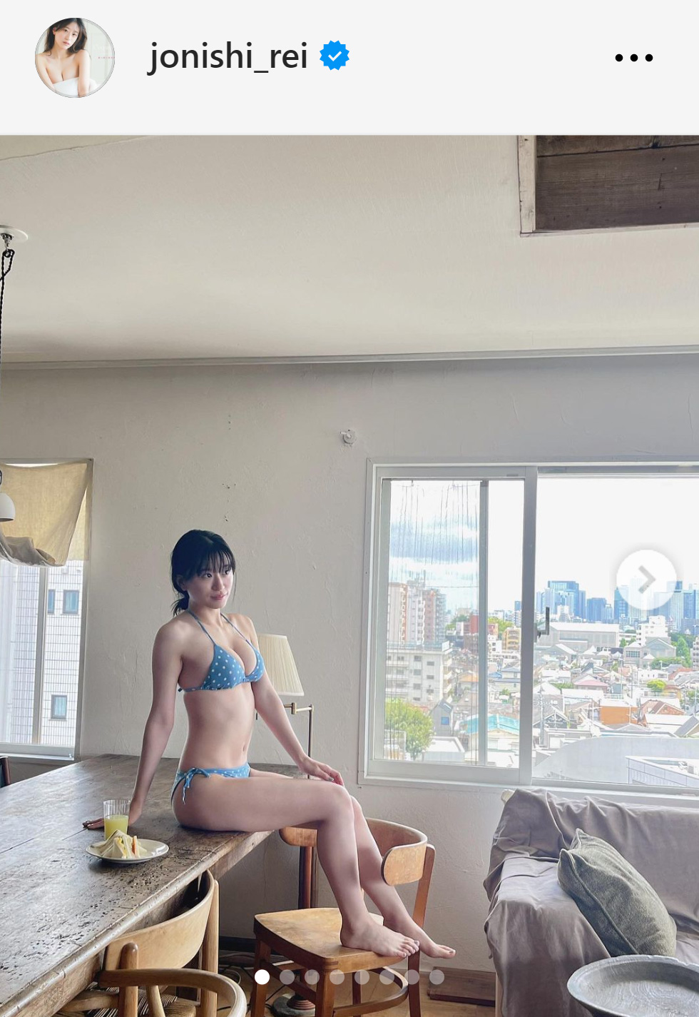 上西怜のインスタグラムから
