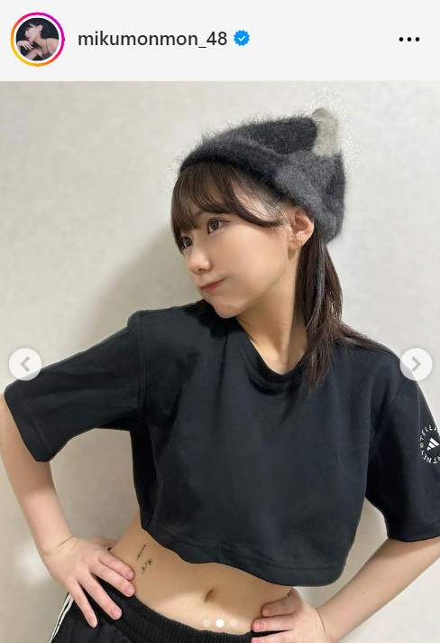 HKT48田中美久のインスタグラムから