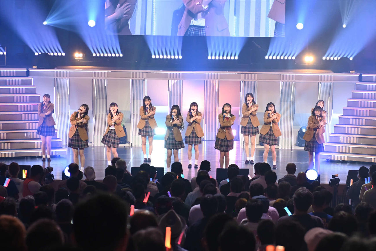 初パフォーマンスするSKE48の12期研究生（C）2023 Zest，Inc．