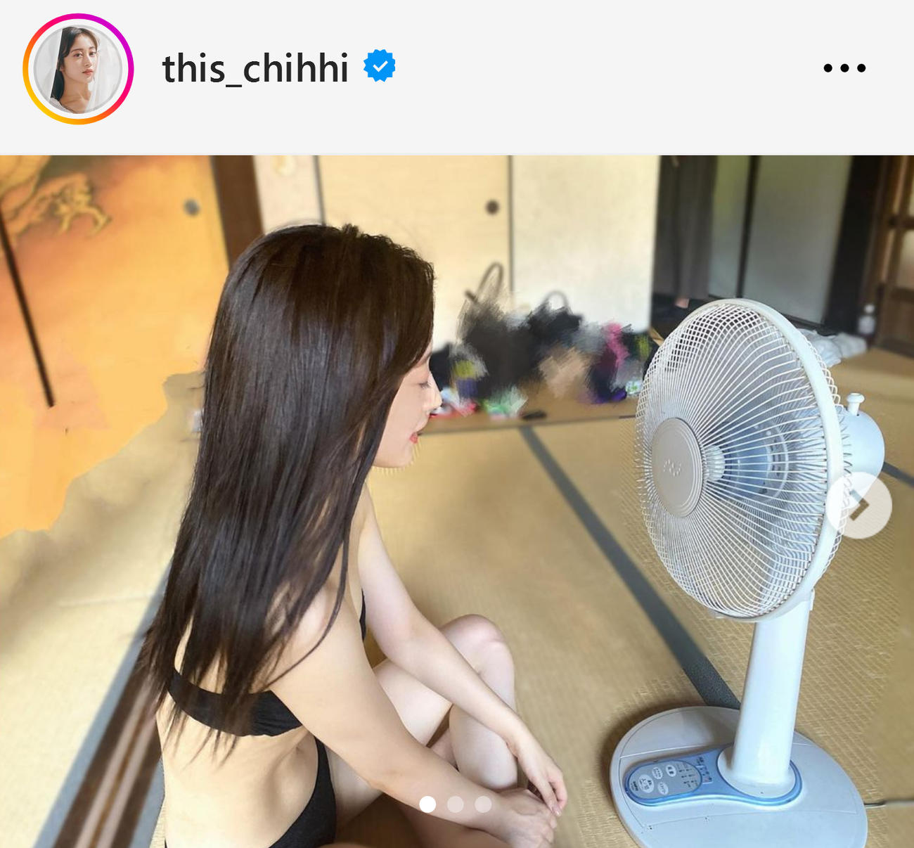 川上千尋のインスタグラムから