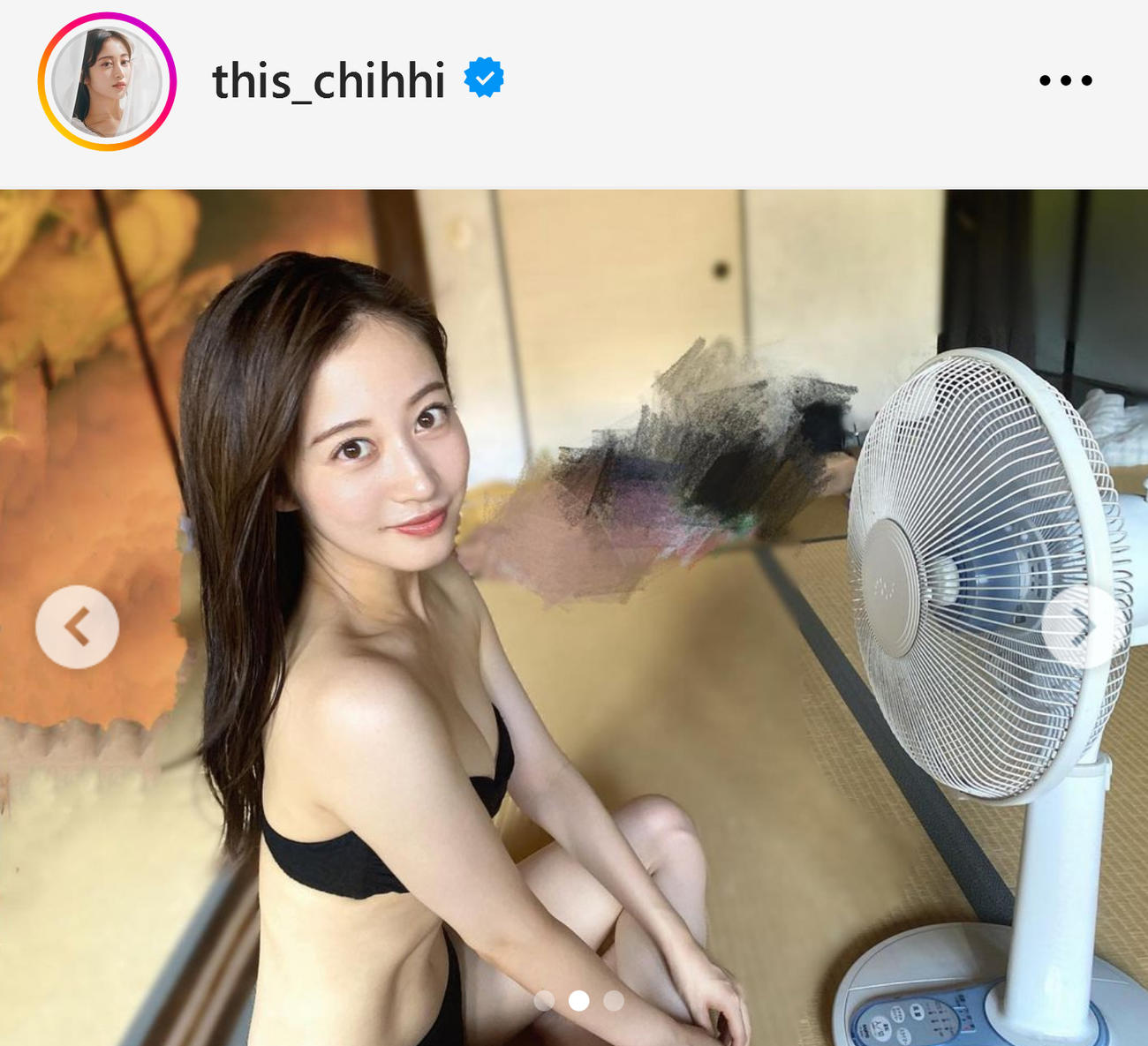 川上千尋のインスタグラムから