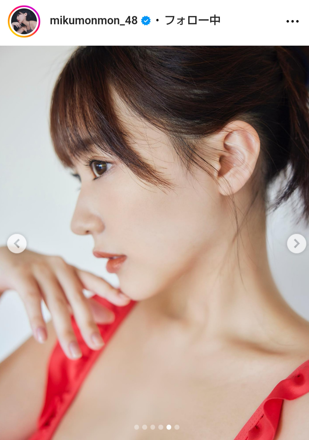 田中美久のインスタグラムから
