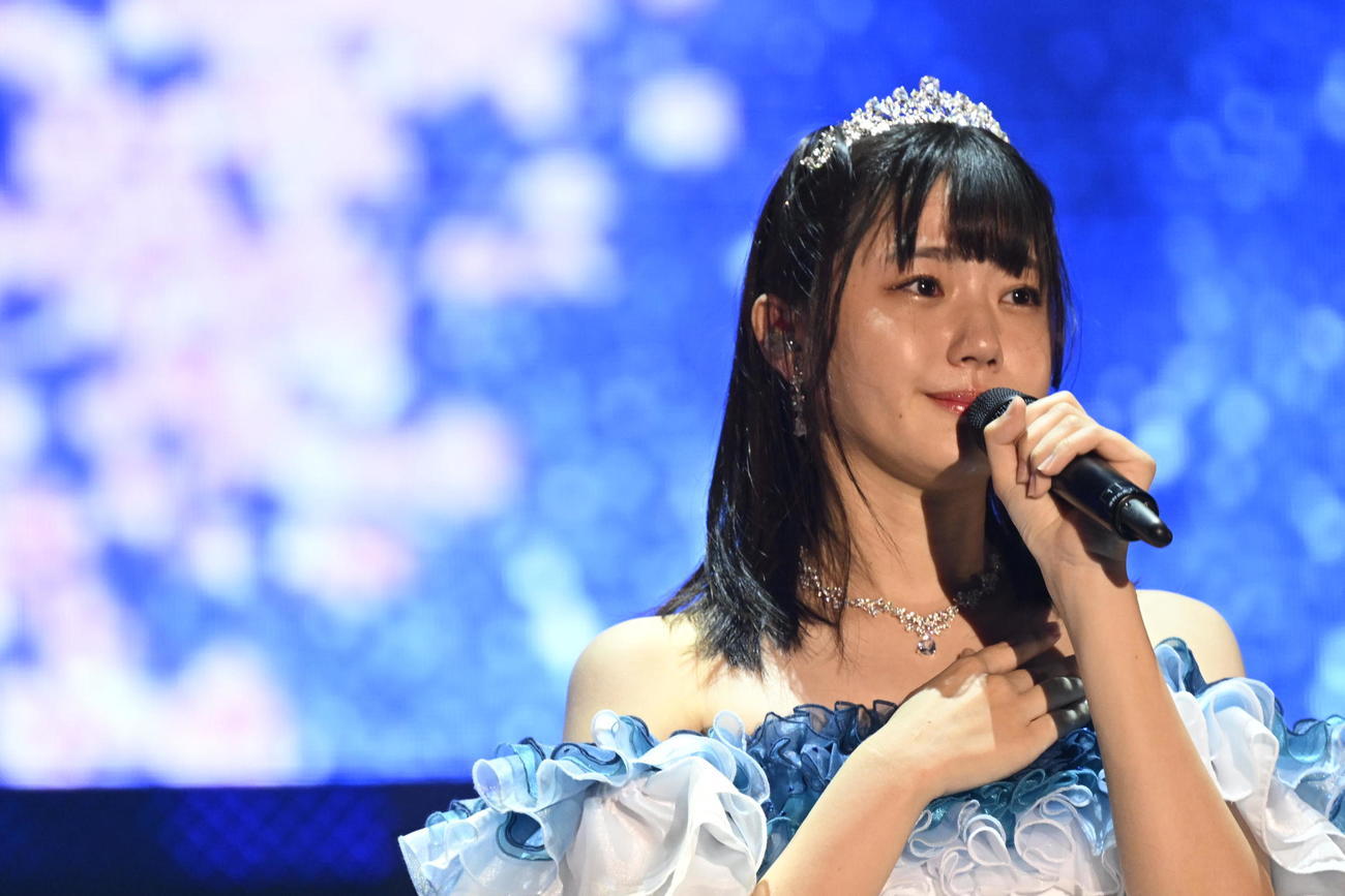 卒業コンサートを行ったSTU48瀧野由美子(C)STU
