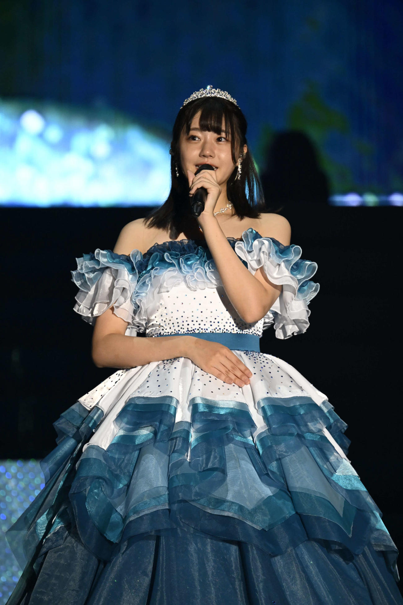 卒業コンサートを行ったSTU48瀧野由美子(C)STU