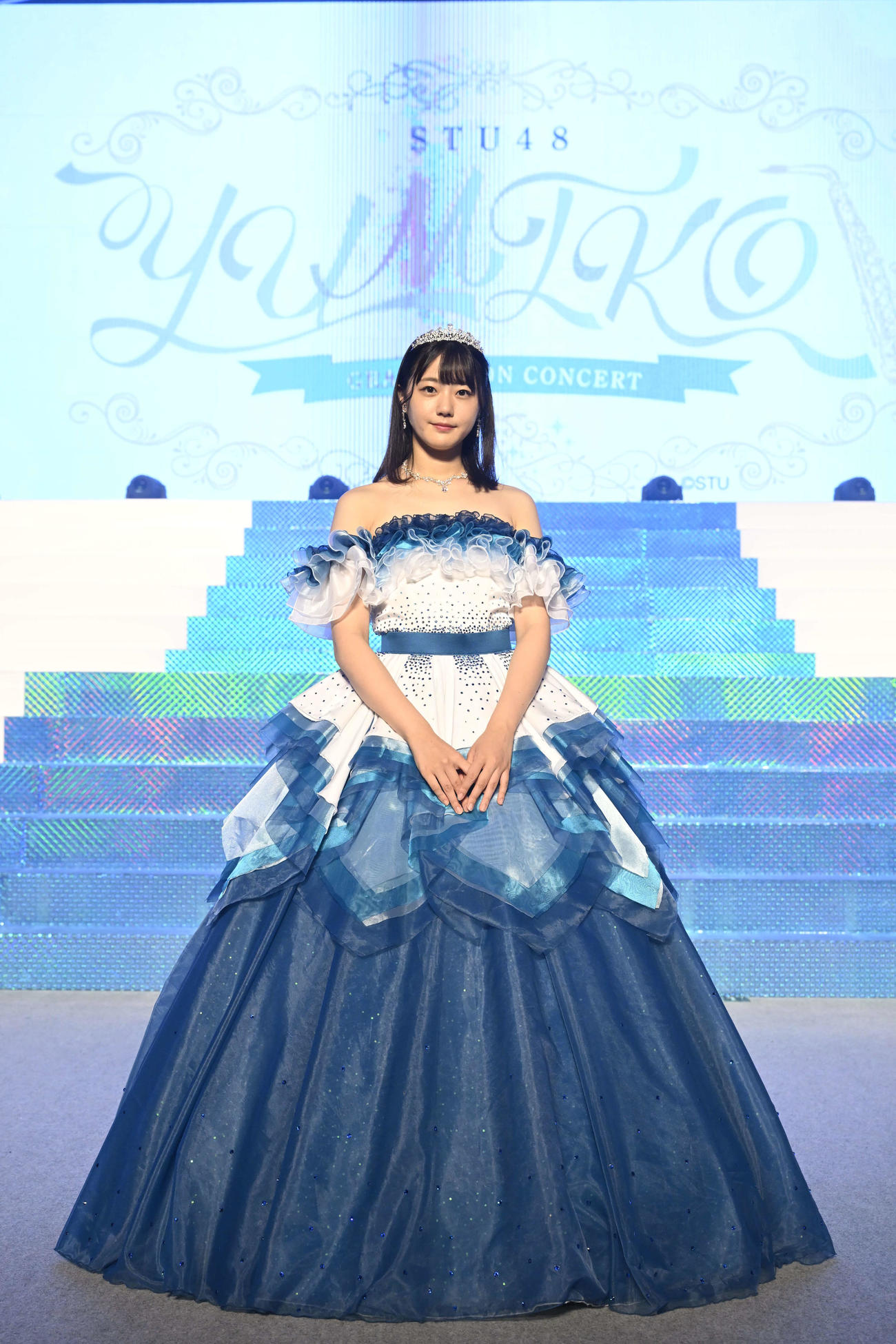 卒業コンサートを行ったSTU48瀧野由美子(C)STU