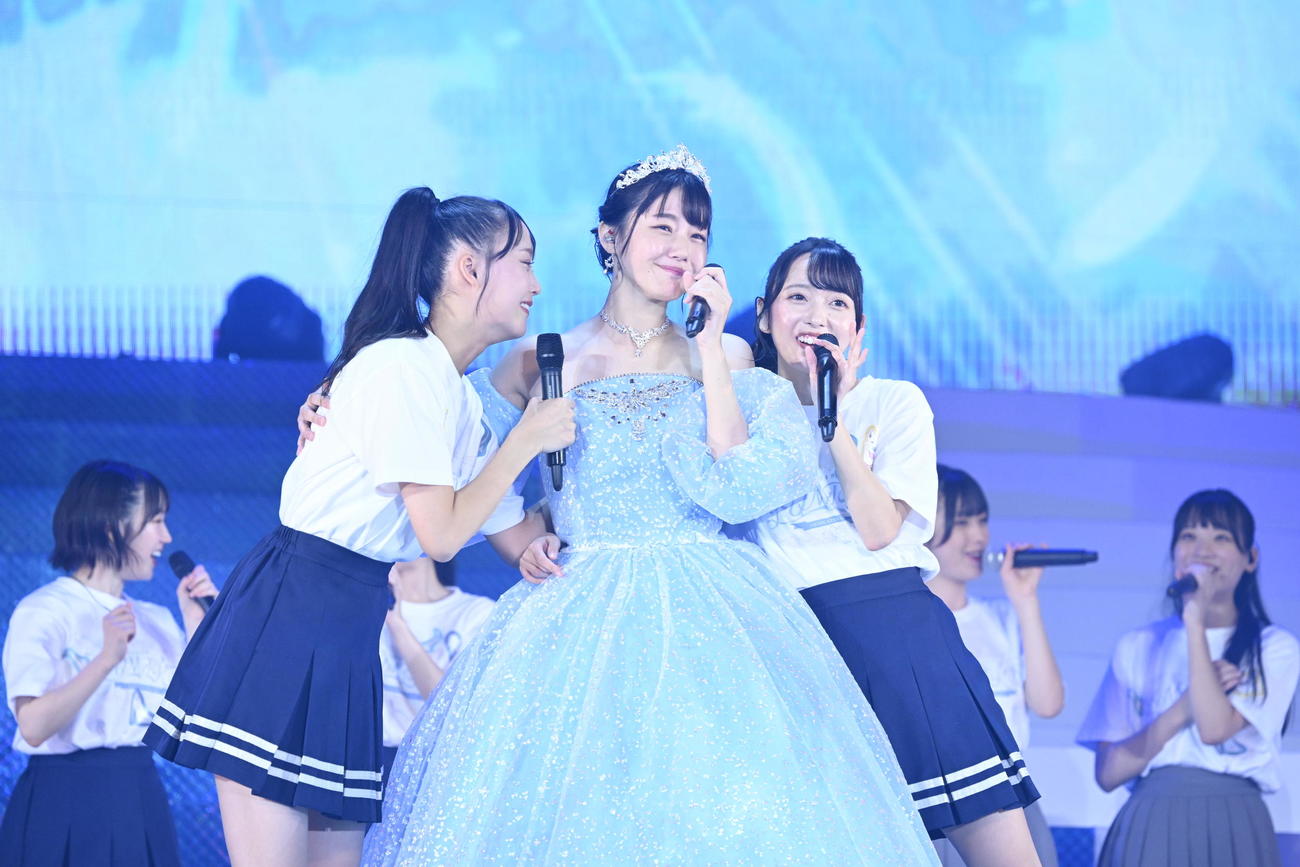 卒業コンサートを行ったSTU48瀧野由美子(C)STU