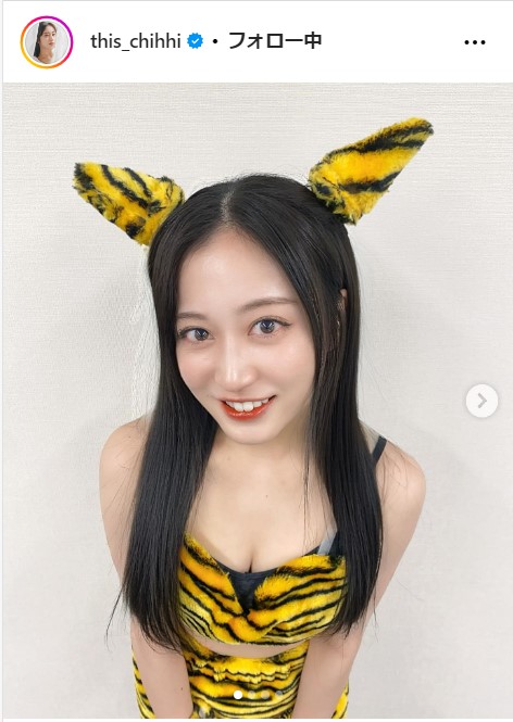 NMB48川上千尋の公式インスタグラムから