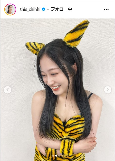NMB48川上千尋の公式インスタグラムから