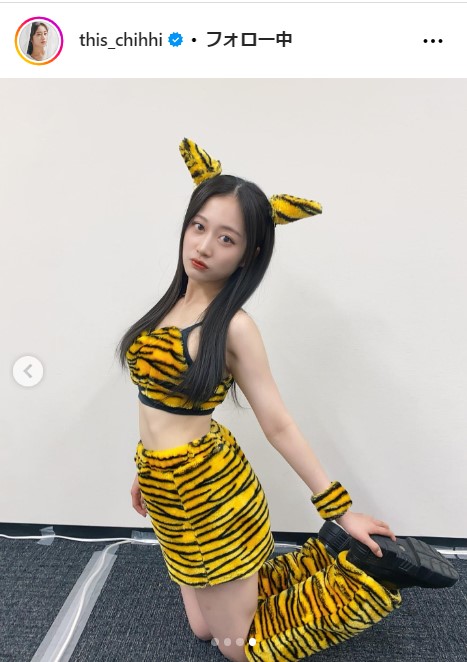NMB48川上千尋の公式インスタグラムから