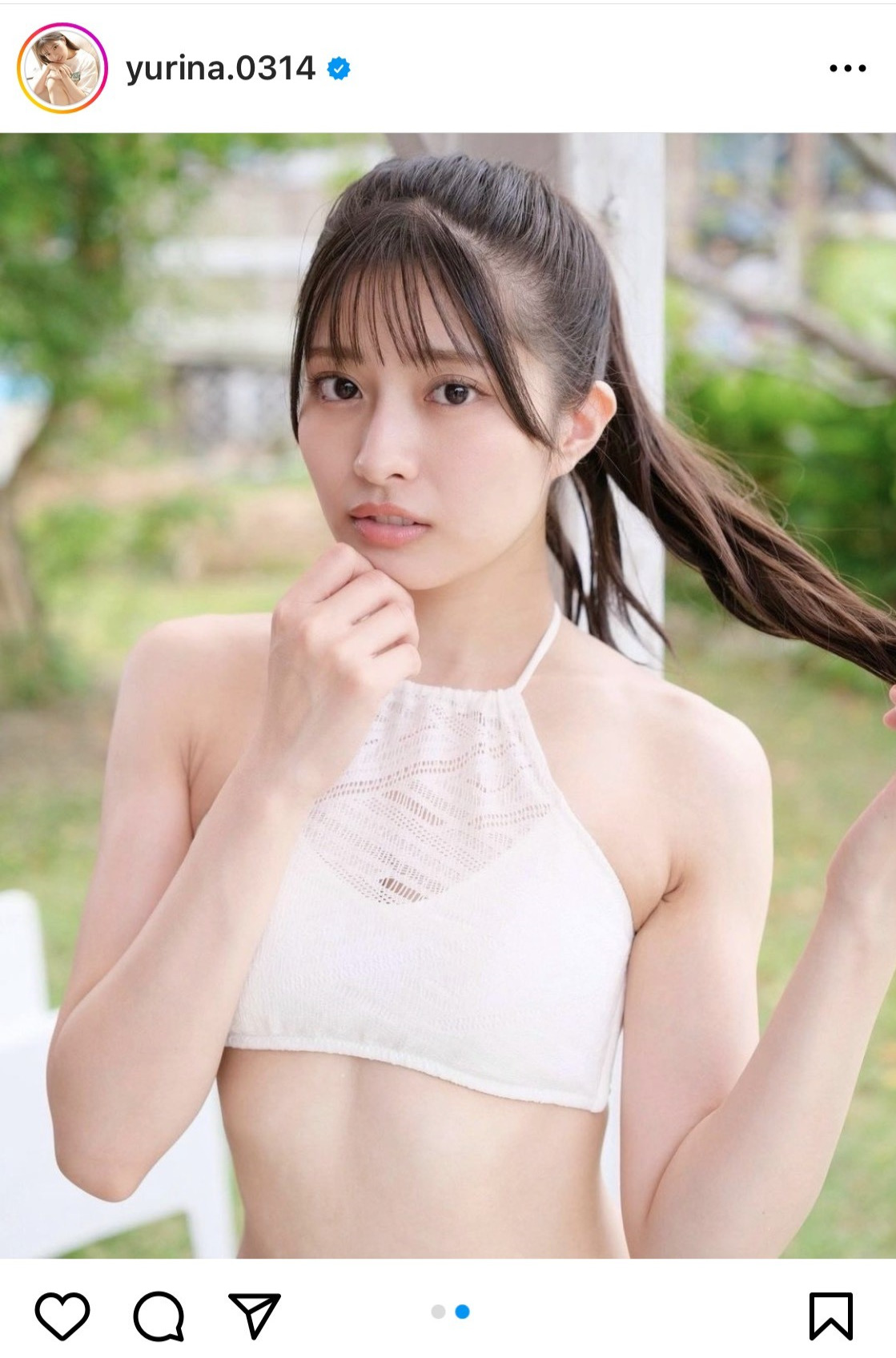 AKB48行天優莉奈のインスタグラムから