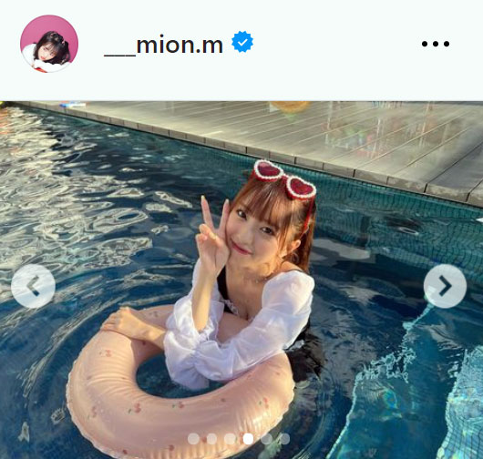 向井地美音のインスタグラムから