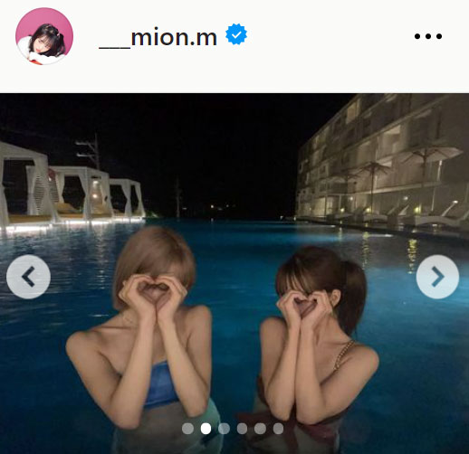 向井地美音のインスタグラムから