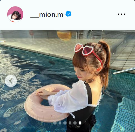 向井地美音のインスタグラムから