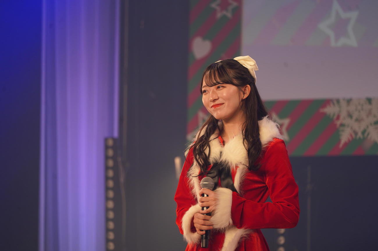 クリスマスライブでグループ卒業を発表したSTU48今村美月（C）STU