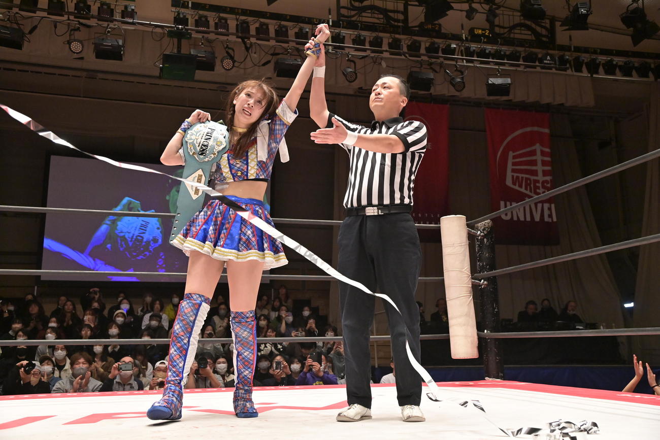 マックス・ジ・インペイラーに勝利した荒井優希